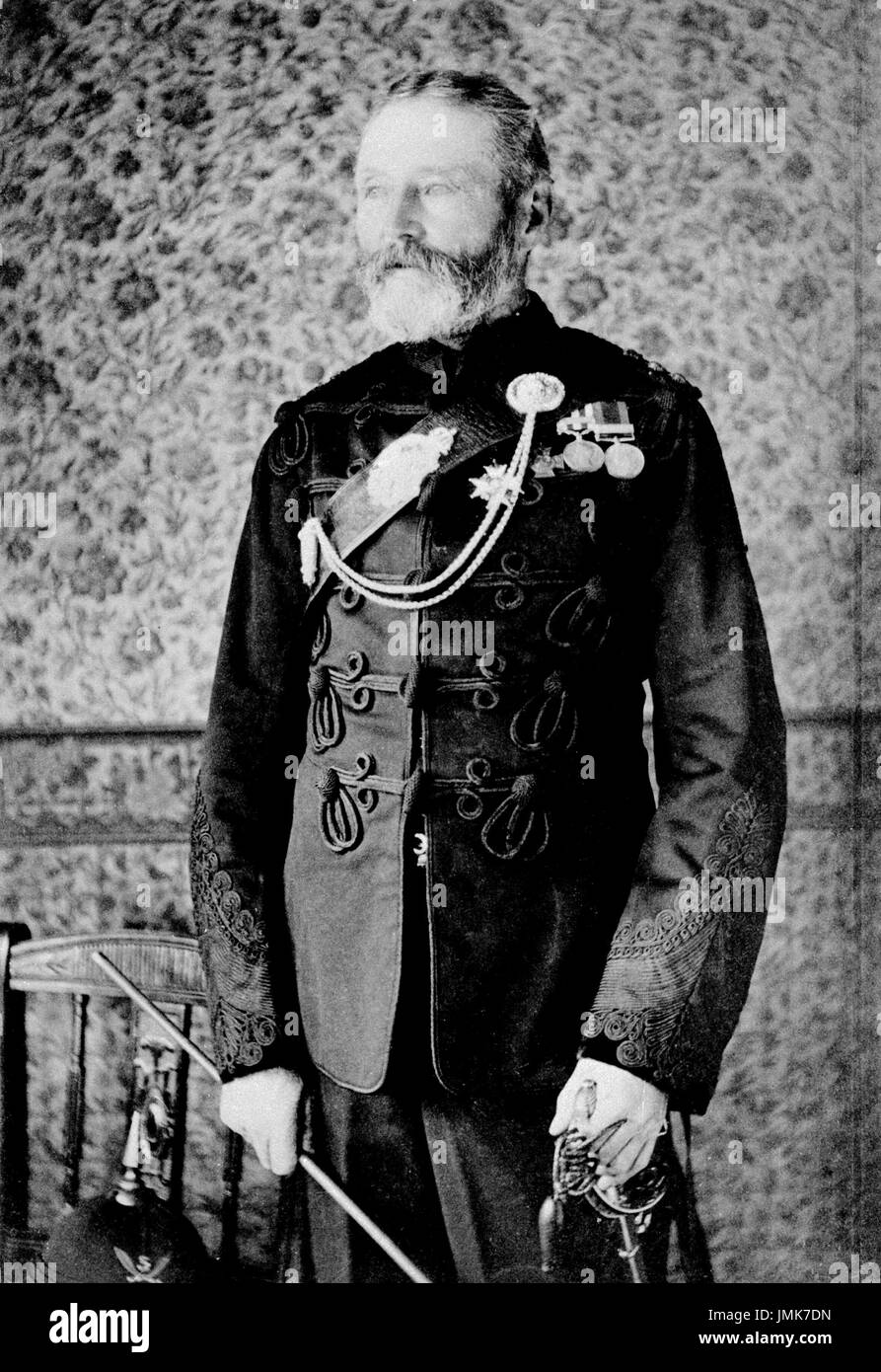 HARRY LYSTER VC (1830-1922) Irish officer in the Bengal Army Stock Photo