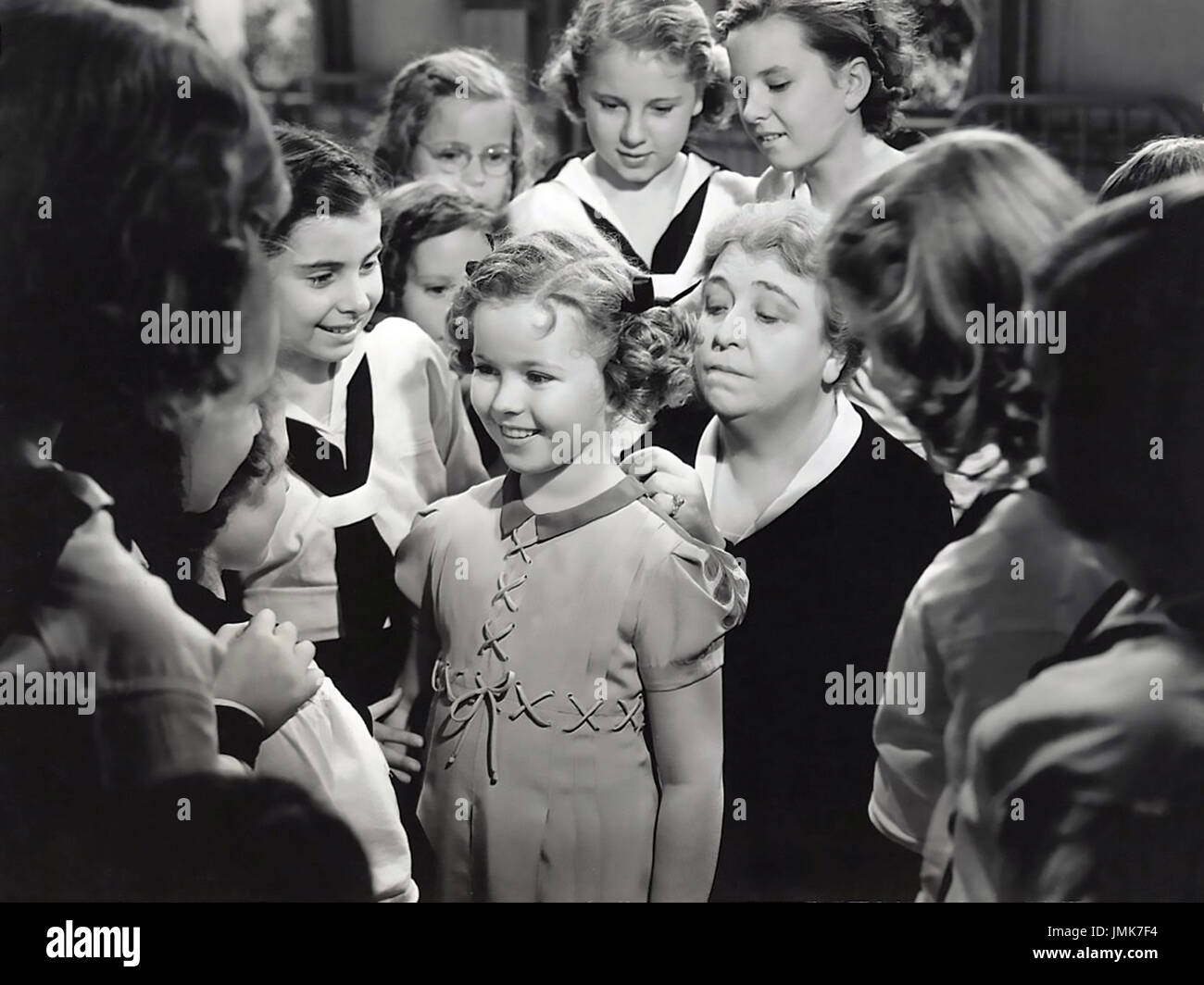 LITTLE MISS BROADWAY 1938 20th Century Fox film musical with Shirley Temple Stock Photo