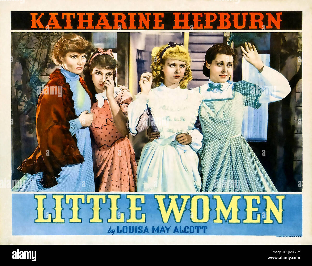 LITTLE WOMEN 1949 MGM film with from left: June Allyson, Margaret O'Brien, Janet Leigh, Elizabeth Taylor Stock Photo
