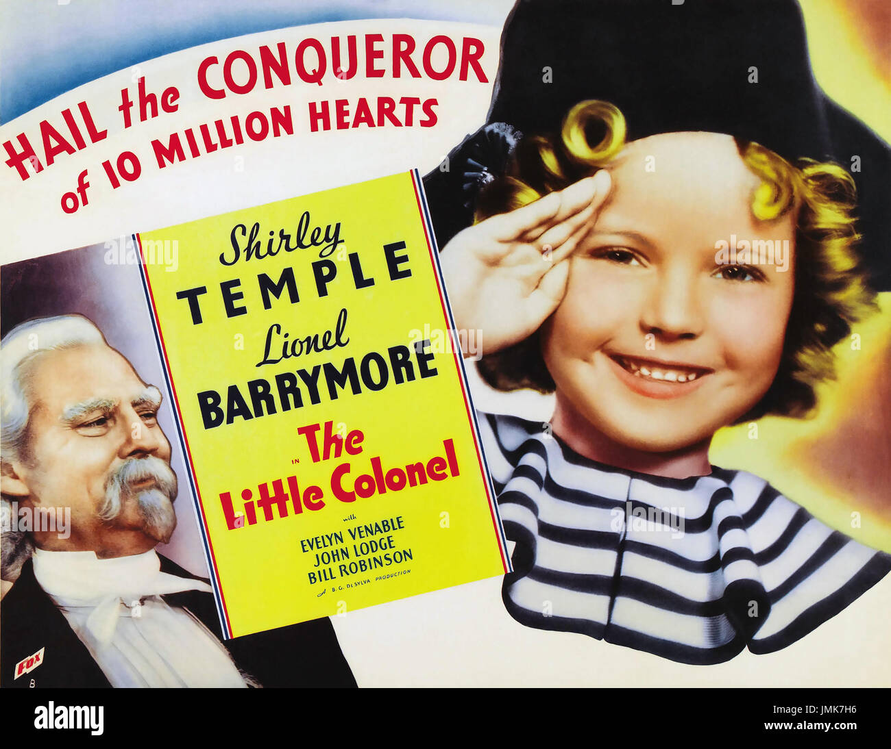 THE LITTLE COLONEL 1935 Fox Film production with Shirley Temple Stock Photo
