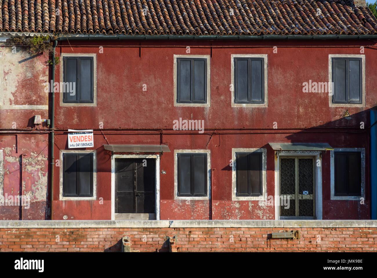 Venedig, Burano - Venice, Burano Stock Photo