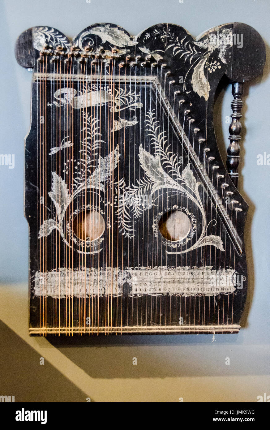 Kannel is an Estonian plucked string instrument belonging to the Baltic box  zither family Stock Photo - Alamy