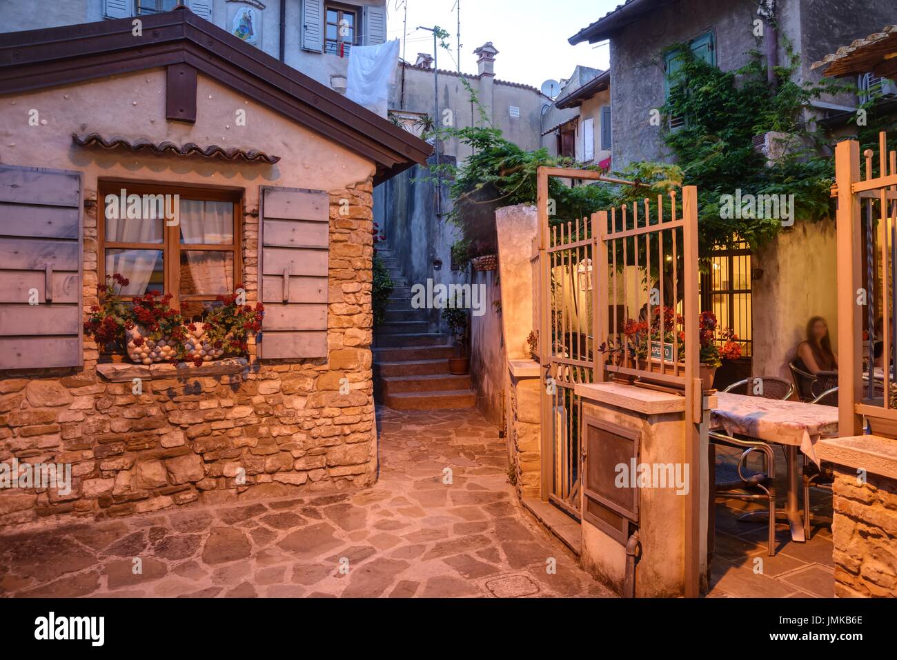 Grado, historische Altstadt Grado, Historic Center Stock Photo