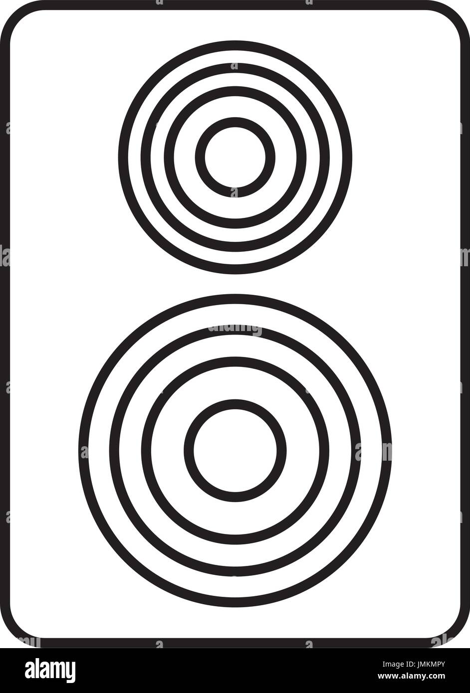 sound speaker icon over white background vector illustration Stock ...