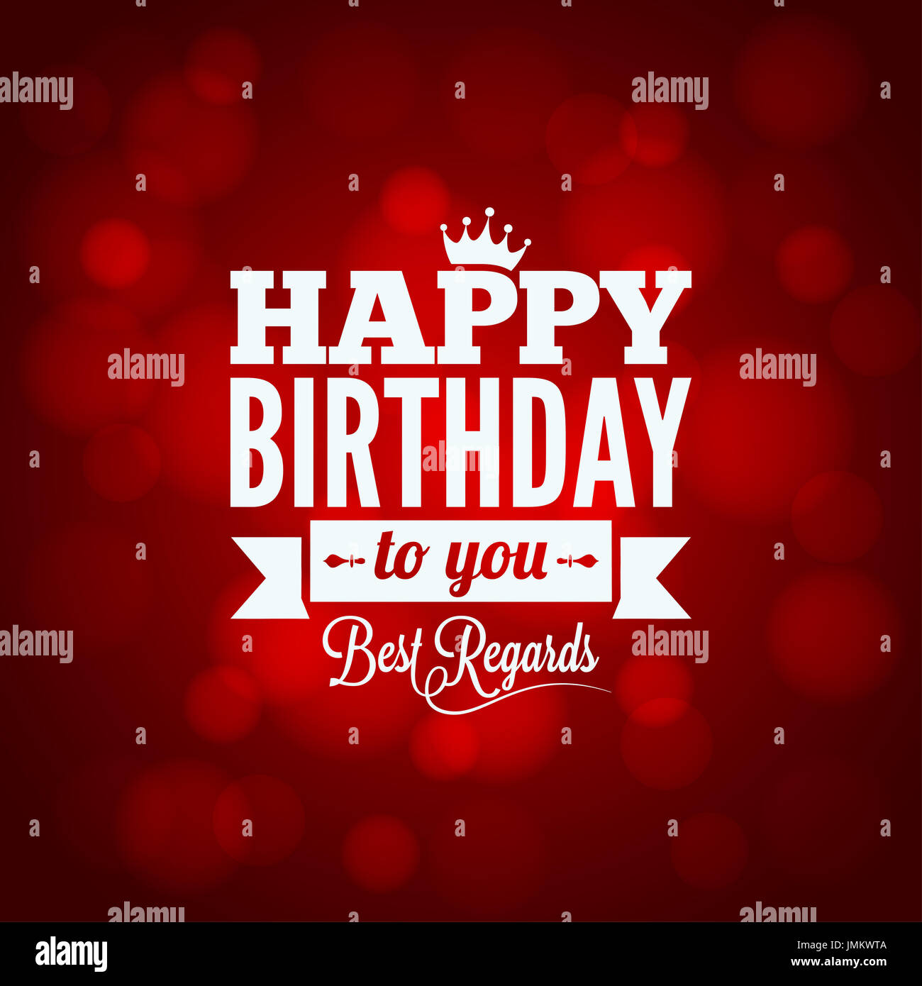 Happy Birthday Sign Design Background 10 Eps Stock Photo Alamy