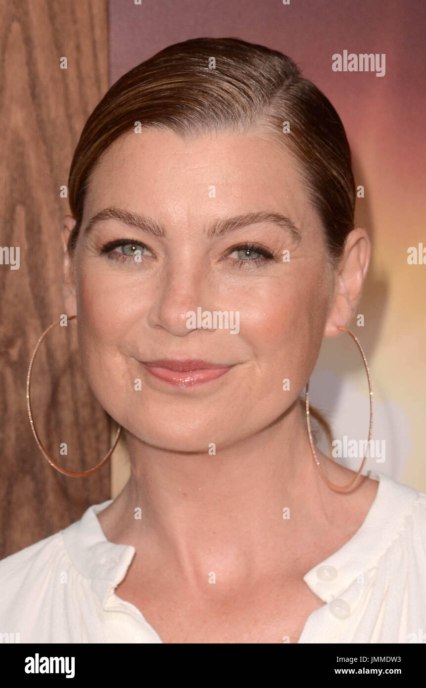 Ellen Pompeo at 'The Last Tycoon' Red Carpet Premiere Screening, Harmony Gold Theater, Los Angeles, CA 07-27-17 David Edwards/MediaPunch Stock Photo