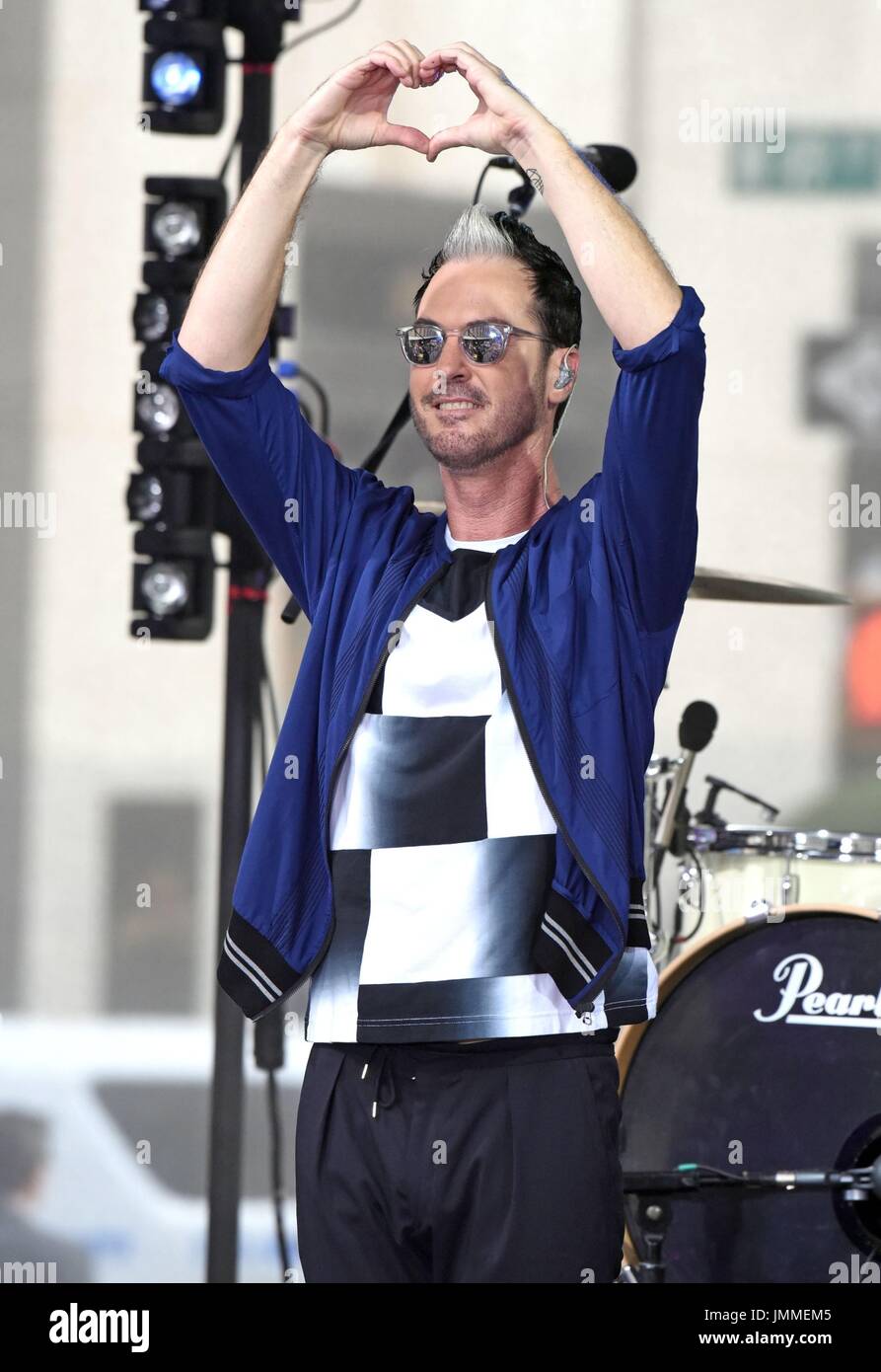 New York, NY, USA. 28th July, 2017. Michael Fitzpatrick on stage for ...