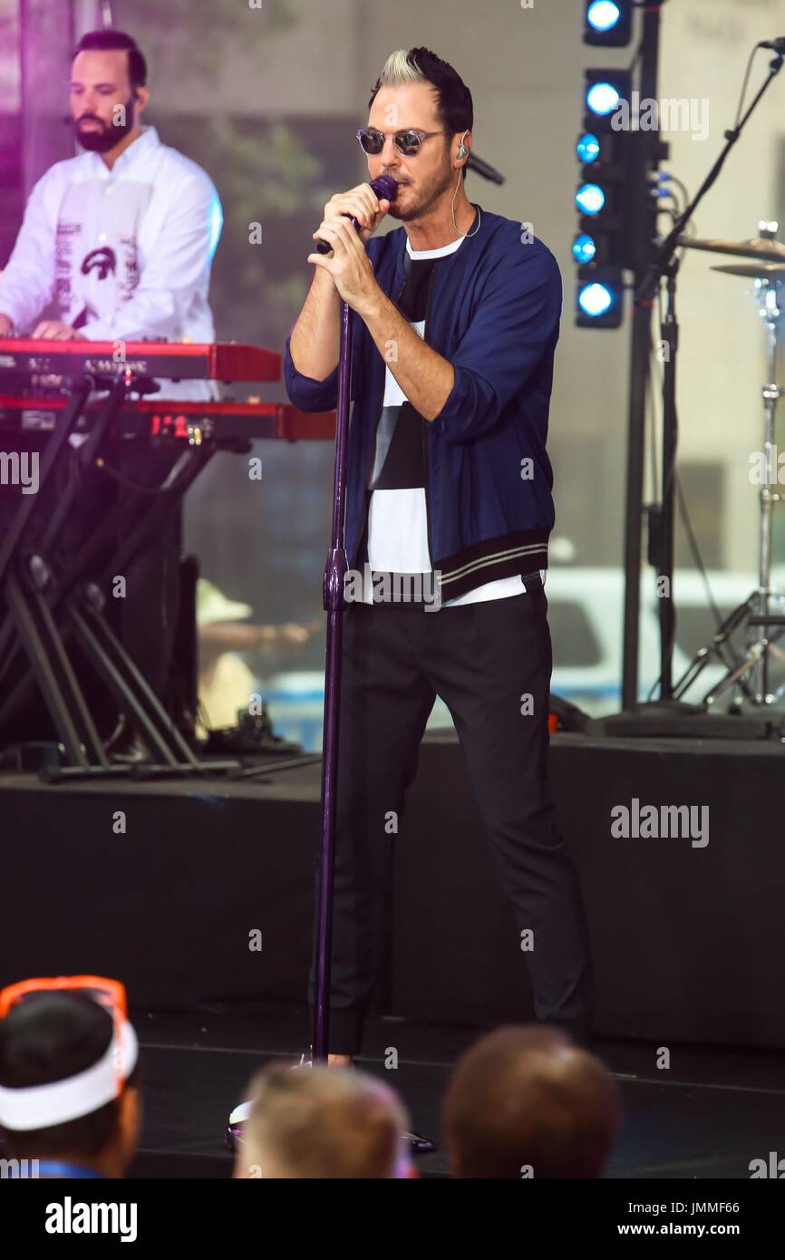 New York, NY, USA. 28th July, 2017. Michael Fitzpatrick on stage for ...