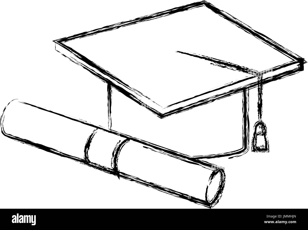 graduation cap diploma certificate school Stock Vector Image & Art Alamy