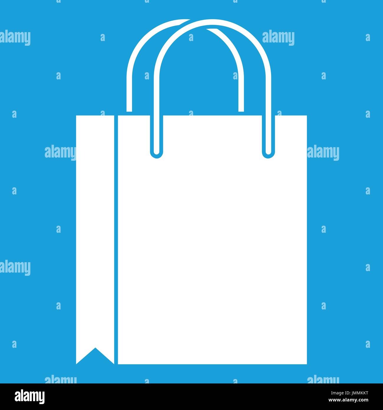 Shopping bag icon white Stock Vector Image & Art - Alamy