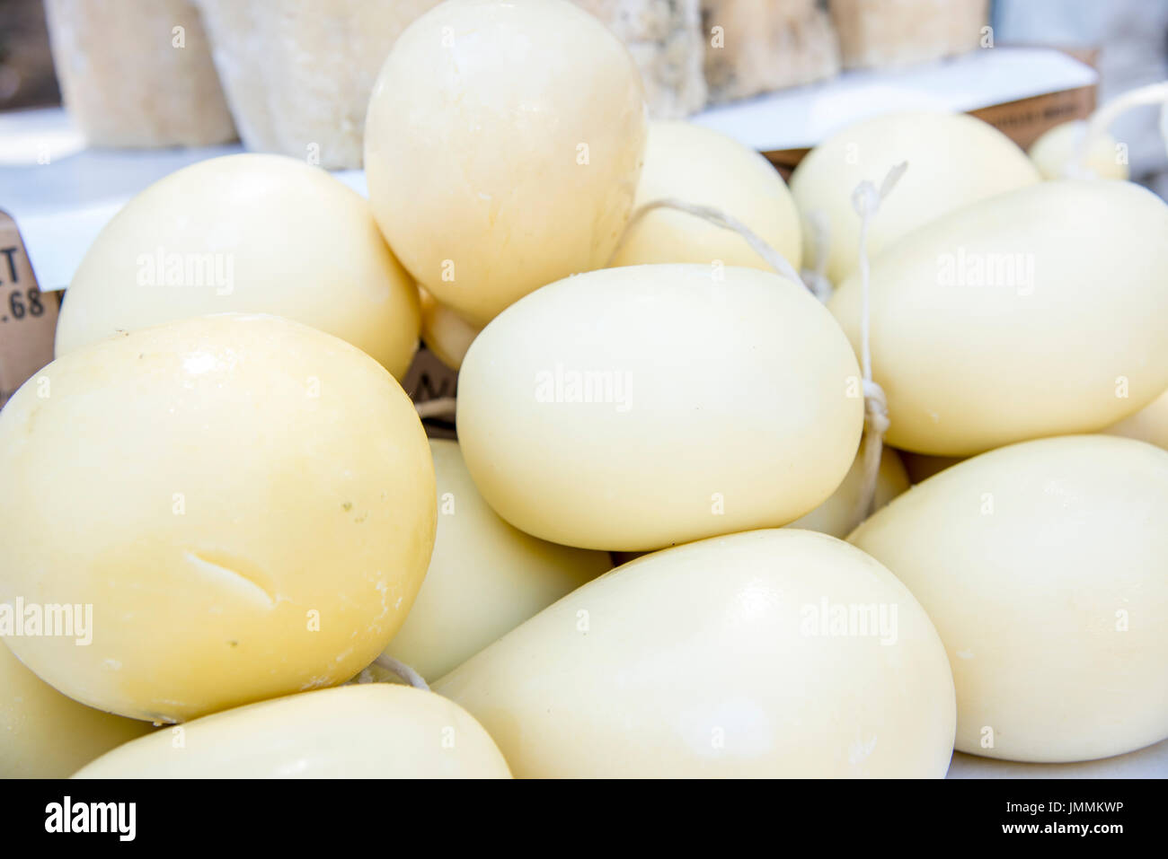 Provolone cheese and typical southern Italy in dairy Caciocavallo