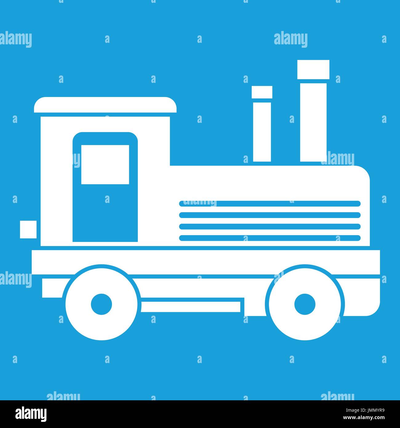 Locomotive icon white Stock Vector Image & Art - Alamy