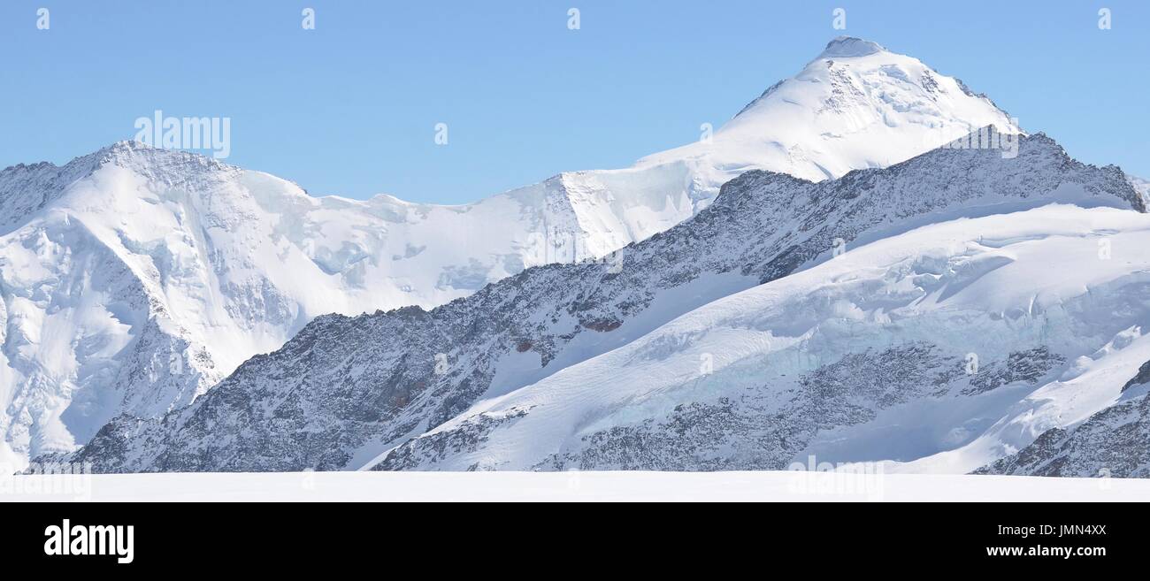 Beautiful snow-covered Swiss Alps Stock Photo - Alamy