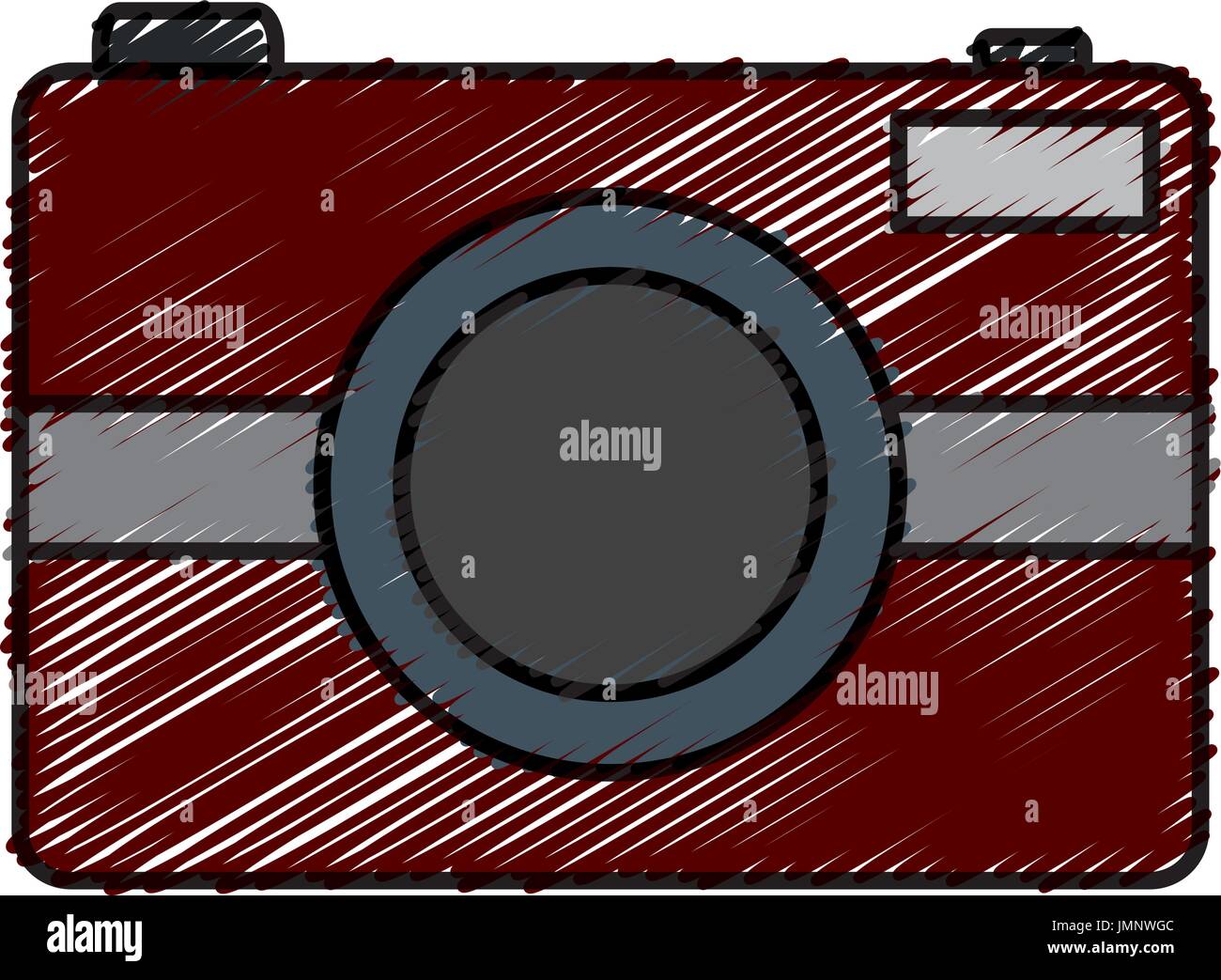 photographic camera icon over white background vector illustration ...