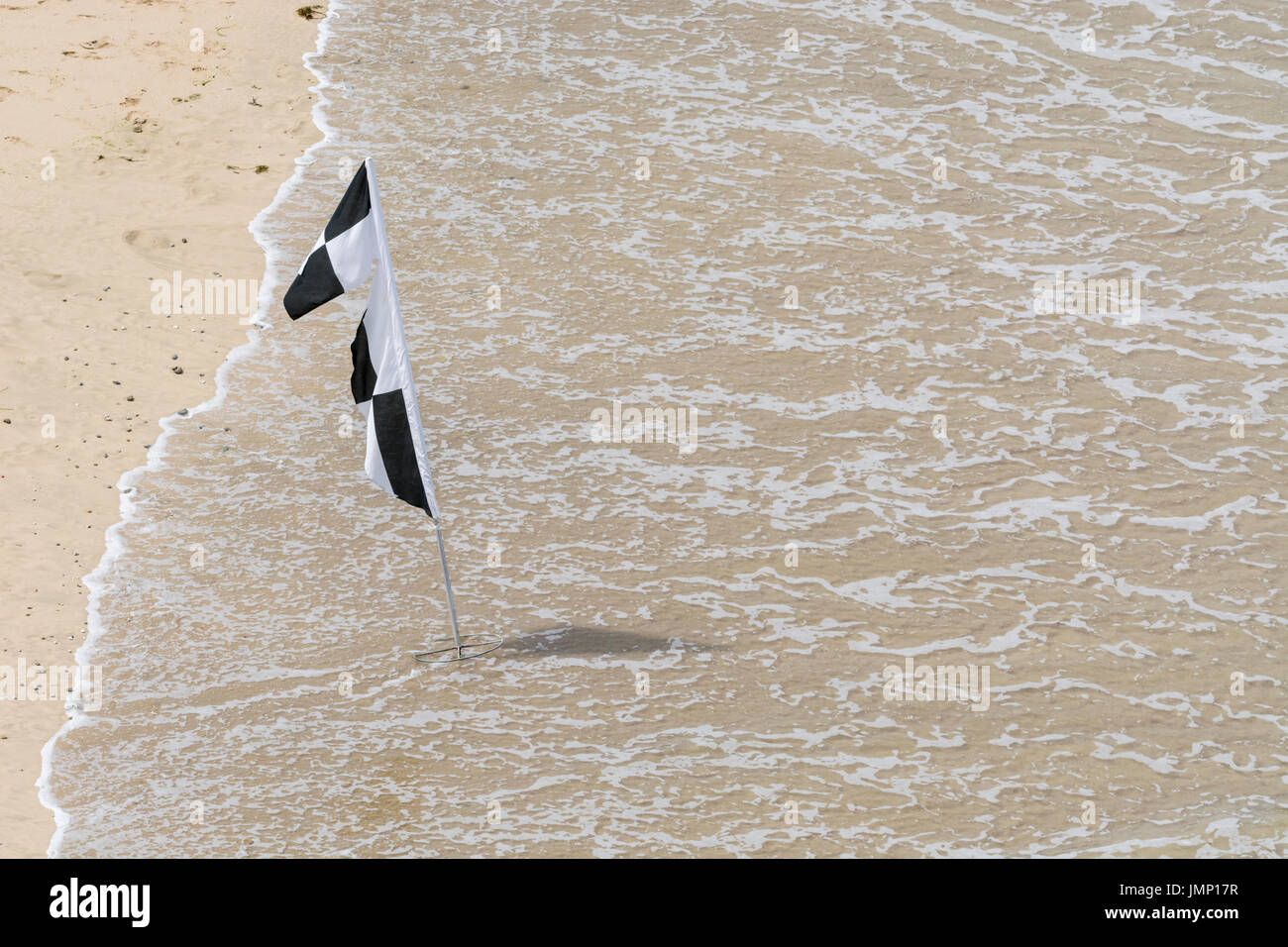 Seaside Safety Flags Stock Photos & Seaside Safety Flags Stock Images