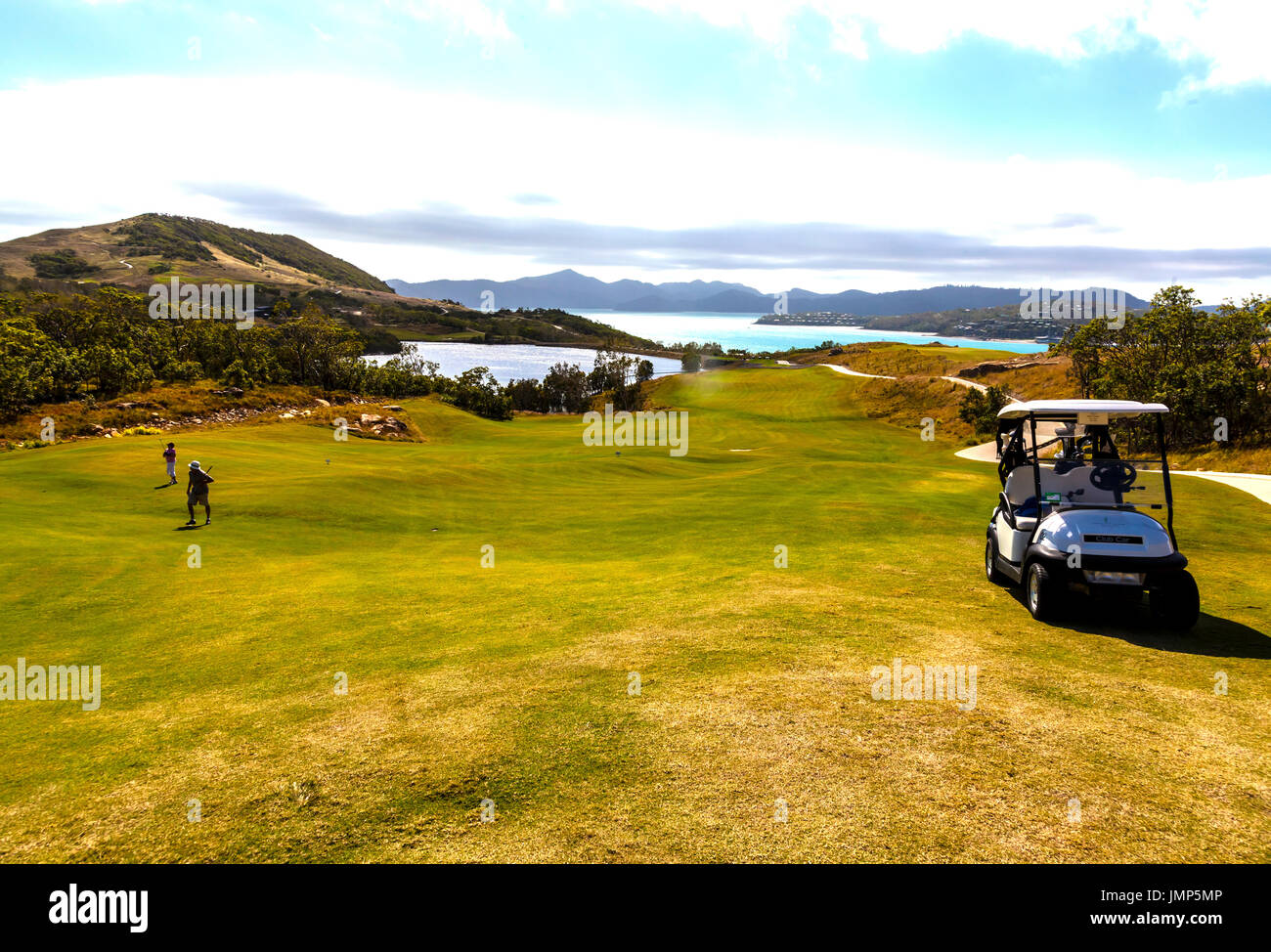 The very challenging Hamilton Island Golf Course Stock Photo Alamy