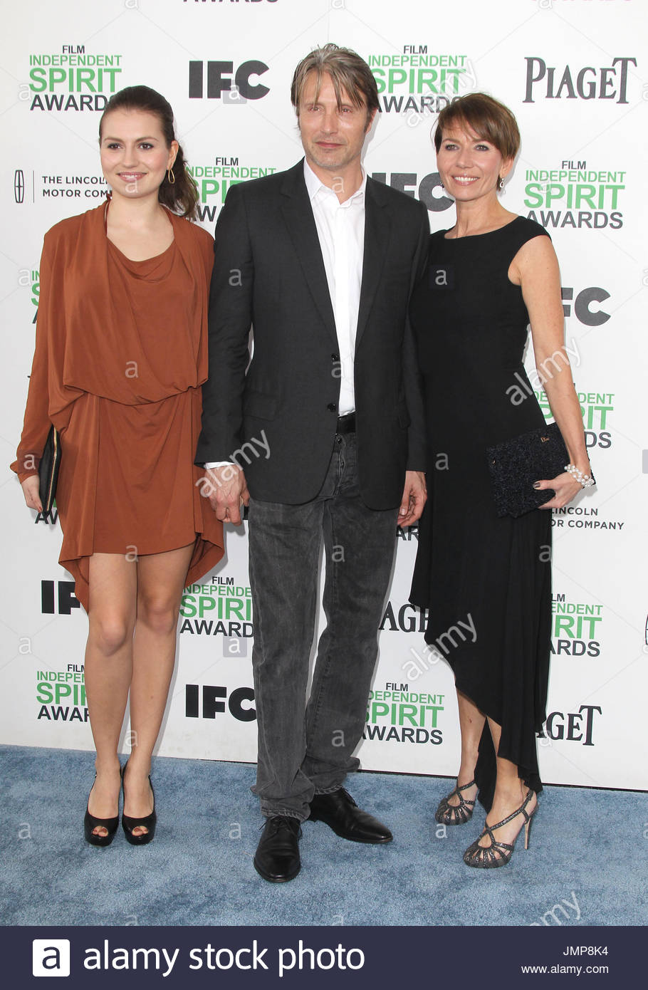 Mads Mikkelsen, Hanne Jacobsen and Viola Mikkelsen. 2014 Film Stock