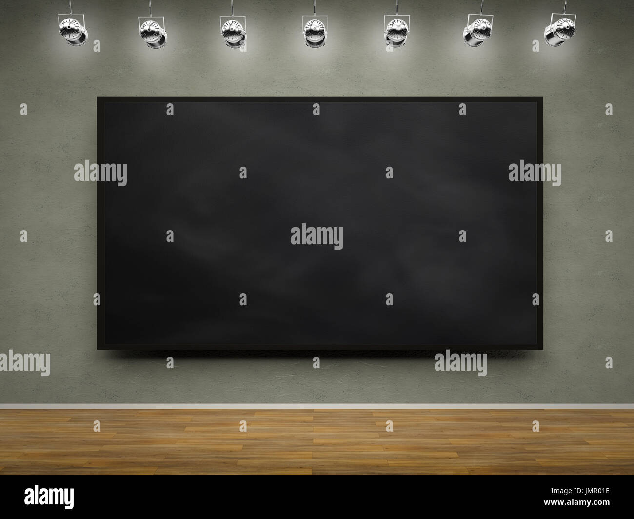 3d rendering black blank frame with pendant lamps hanging Stock Photo ...