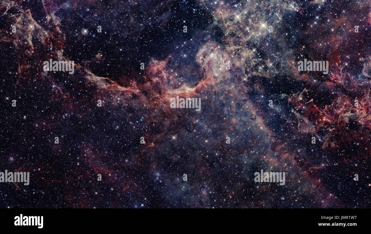 Colorful space nebula with stars. Elements of this image furnished by ...