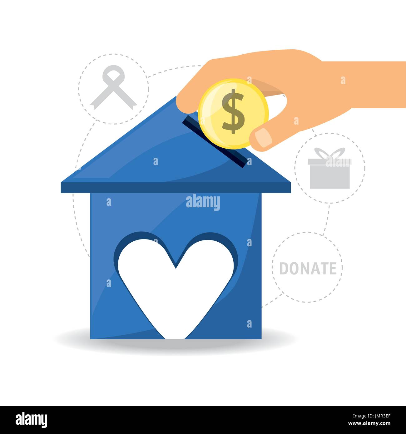 Donate please Stock Vector Images - Alamy