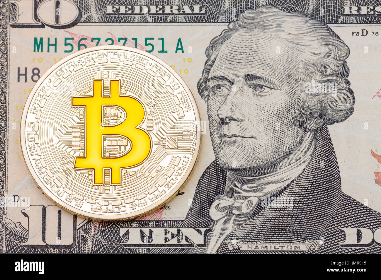 Ten dollar banknote hi-res stock photography and images - Alamy
