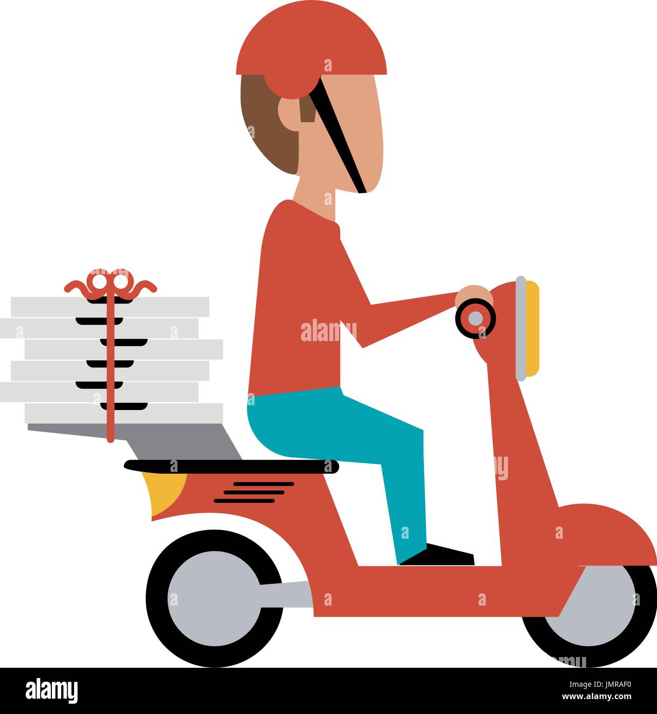 Курьер карикатура. Pizza delivery animation. Доставщик пиццы на мопеде. Pizza delivery animation. Продавец анимация.