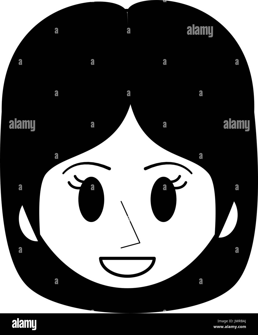 happy woman cartoon icon image Stock Vector Image & Art - Alamy