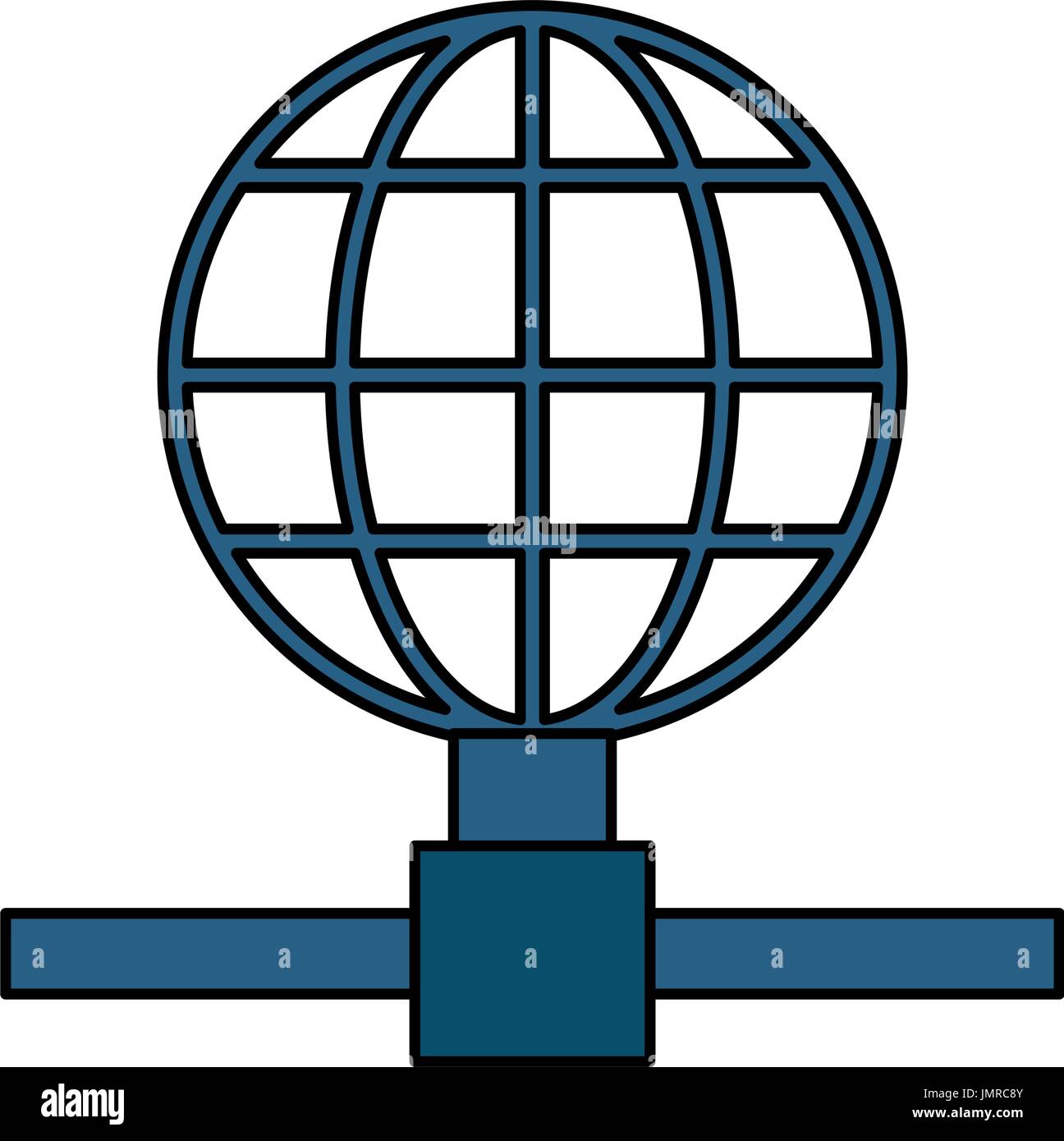 earth globe diagram global communications icon image Stock Vector Image ...