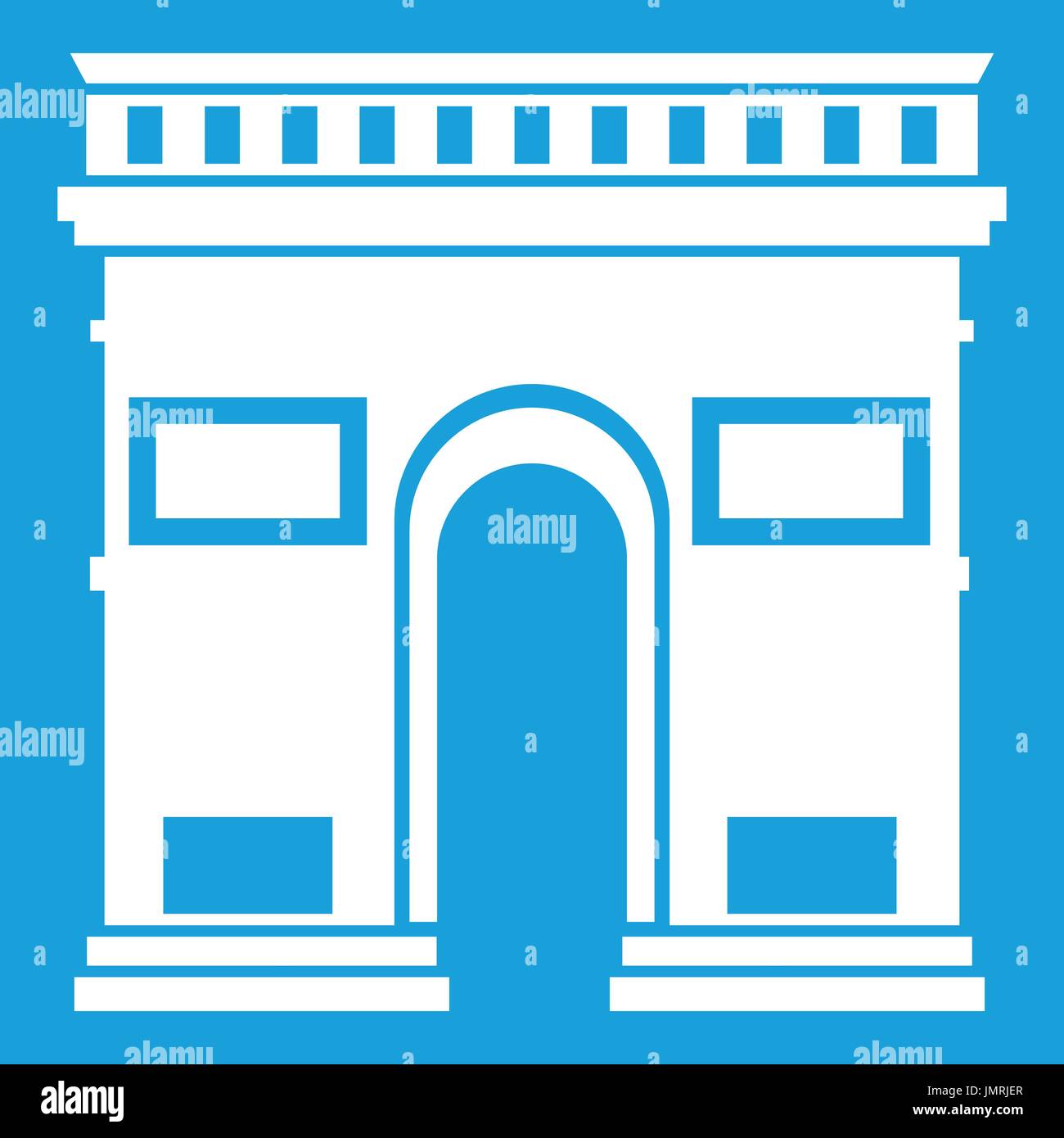 Triumphal arch icon white Stock Vector Image & Art - Alamy