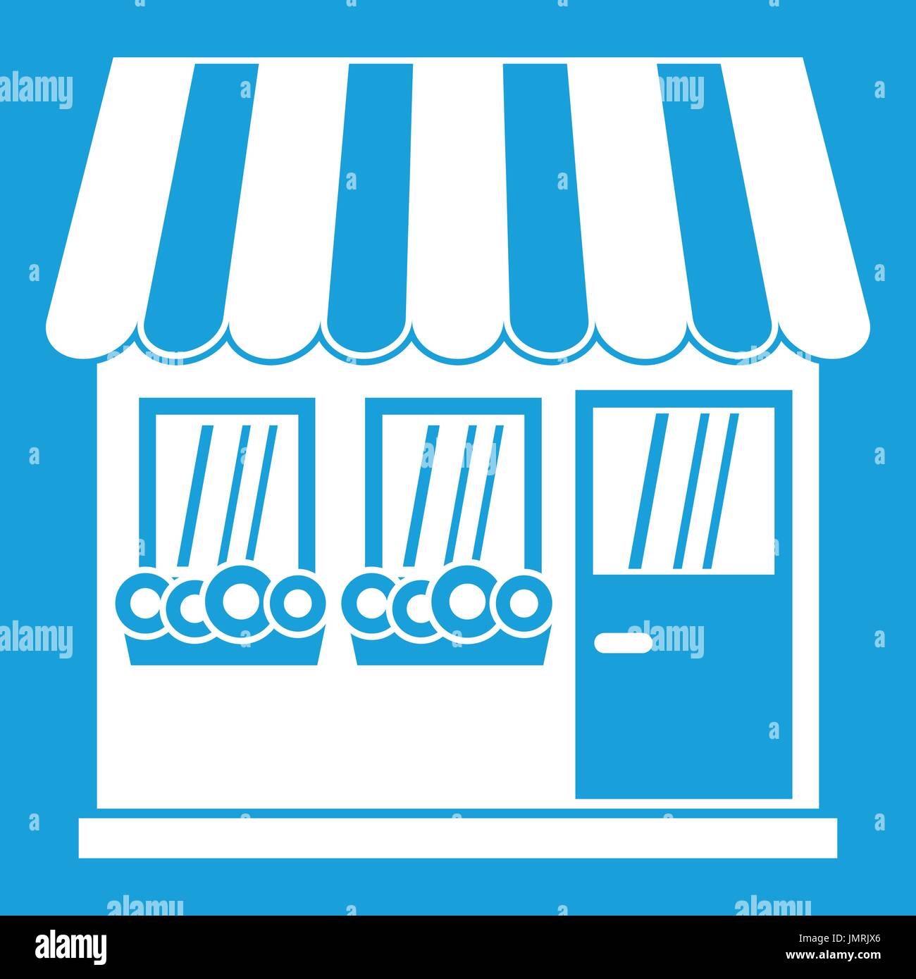 Store icon white Stock Vector Image & Art - Alamy