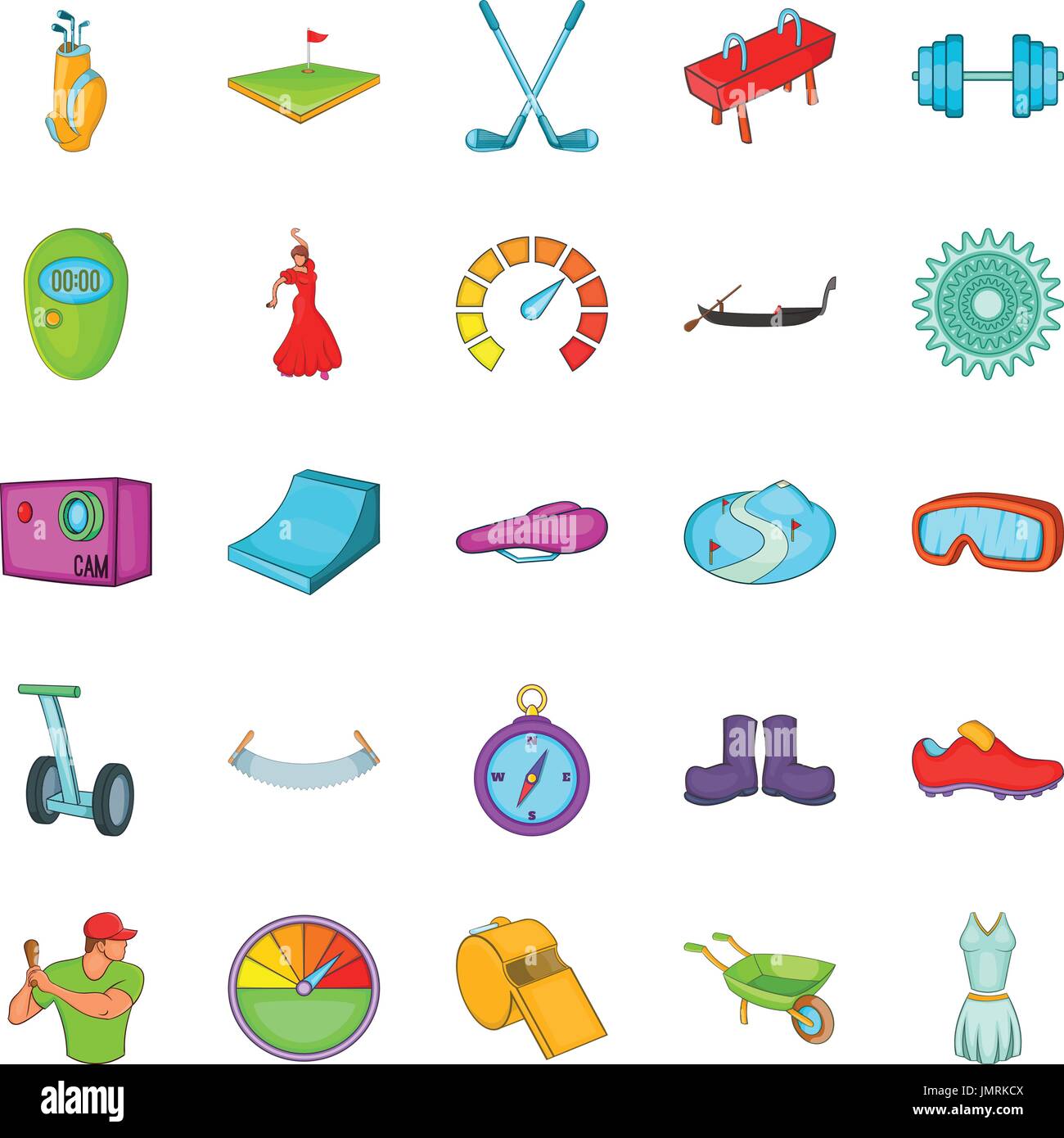 Baseball icons set, cartoon style Stock Vector Image & Art - Alamy