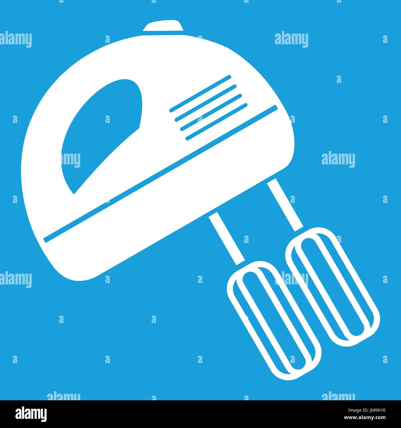 Electric mixer icon white Stock Vector Image & Art Alamy