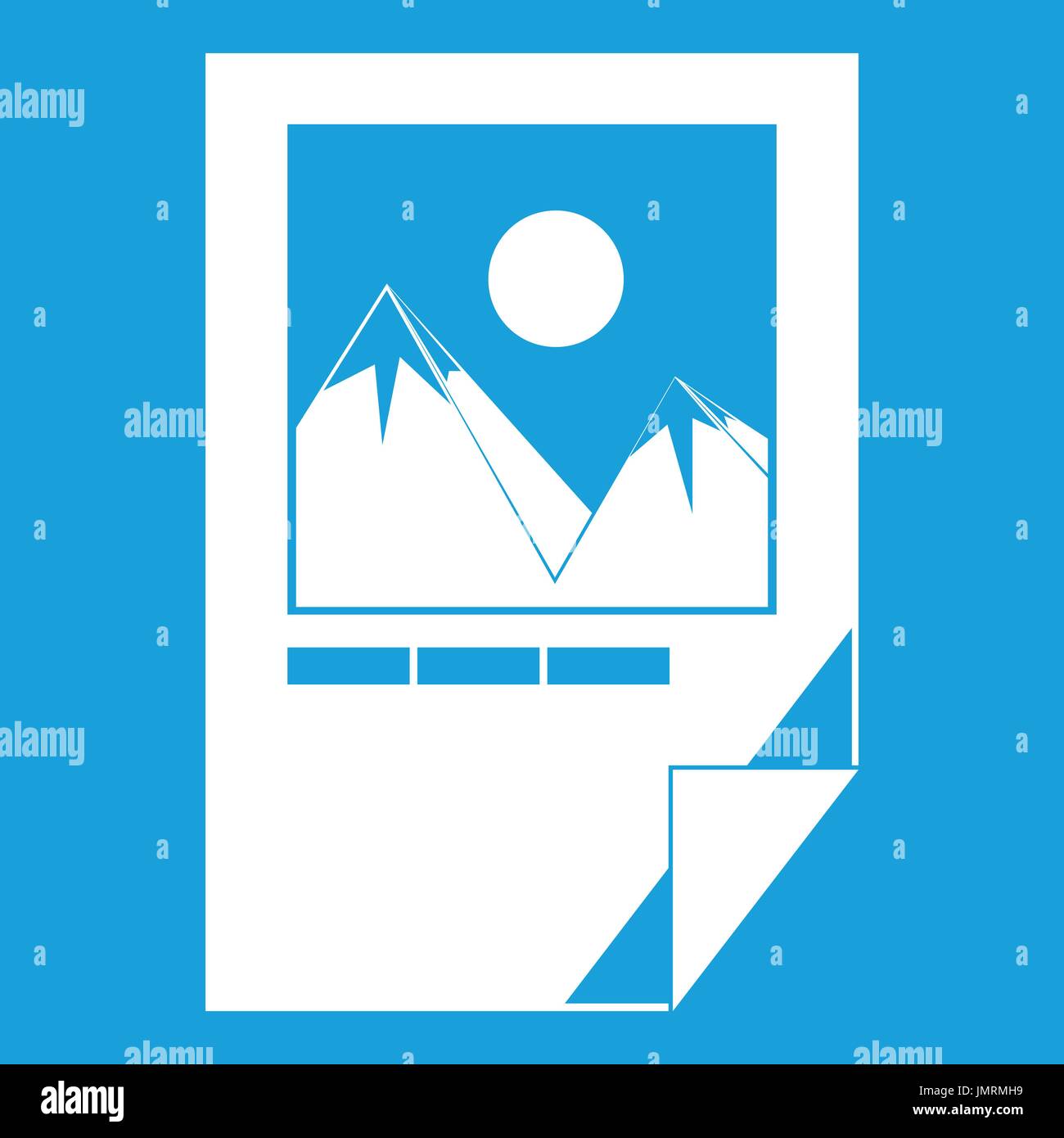 Tested ink paper with printer marks icon white Stock Vector Image & Art