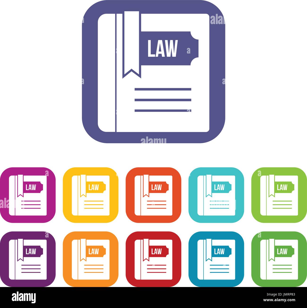 Law book icons set Stock Vector Image & Art - Alamy