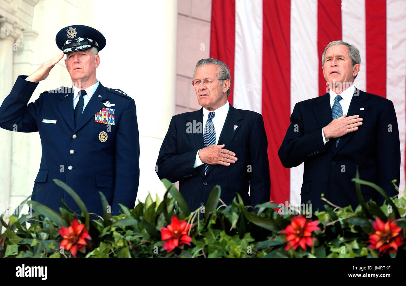 Commoration Washington, D.C. - May 30, 2005 -- The Chairman of the Joint Chiefs of ...