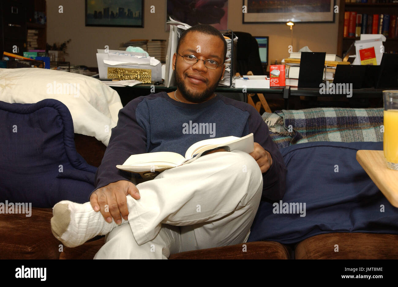 Former New York Times reporter Jayson Blair photographed in his parents