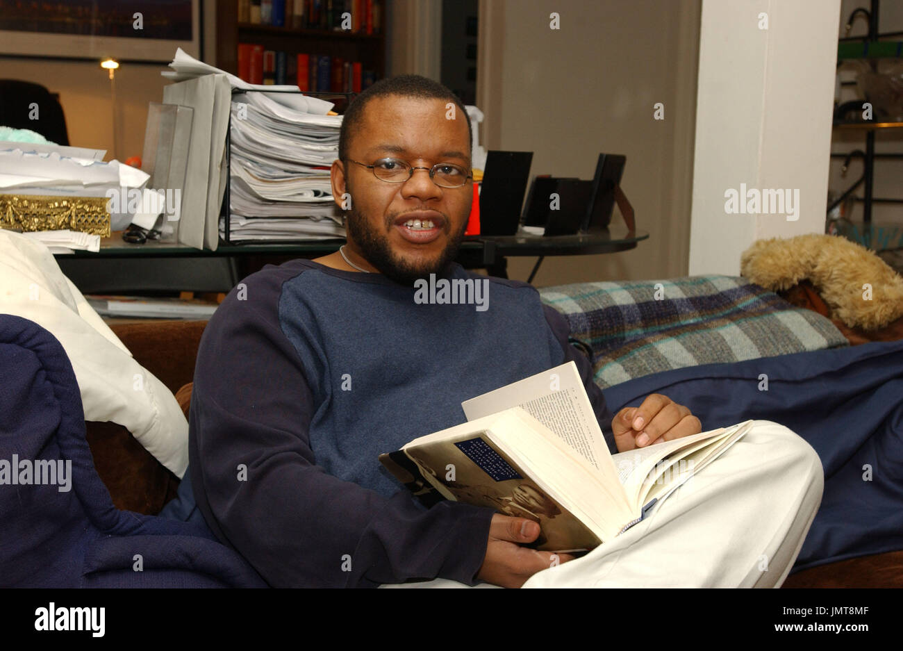 Former New York Times reporter Jayson Blair photographed in his parents
