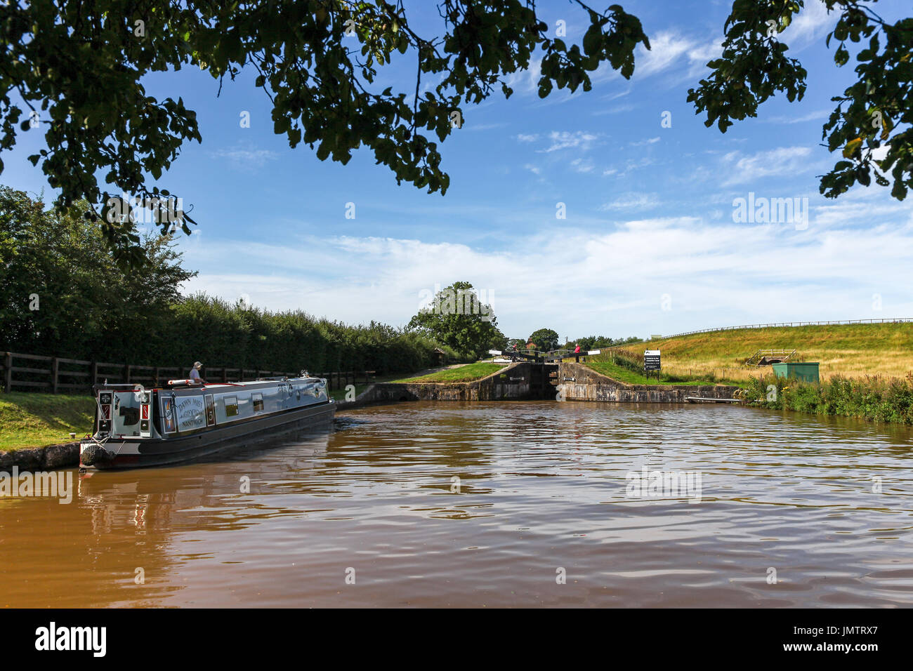 Hurleston Junction at the start of the Llangollen Canal Cheshire England UK Stock Photo