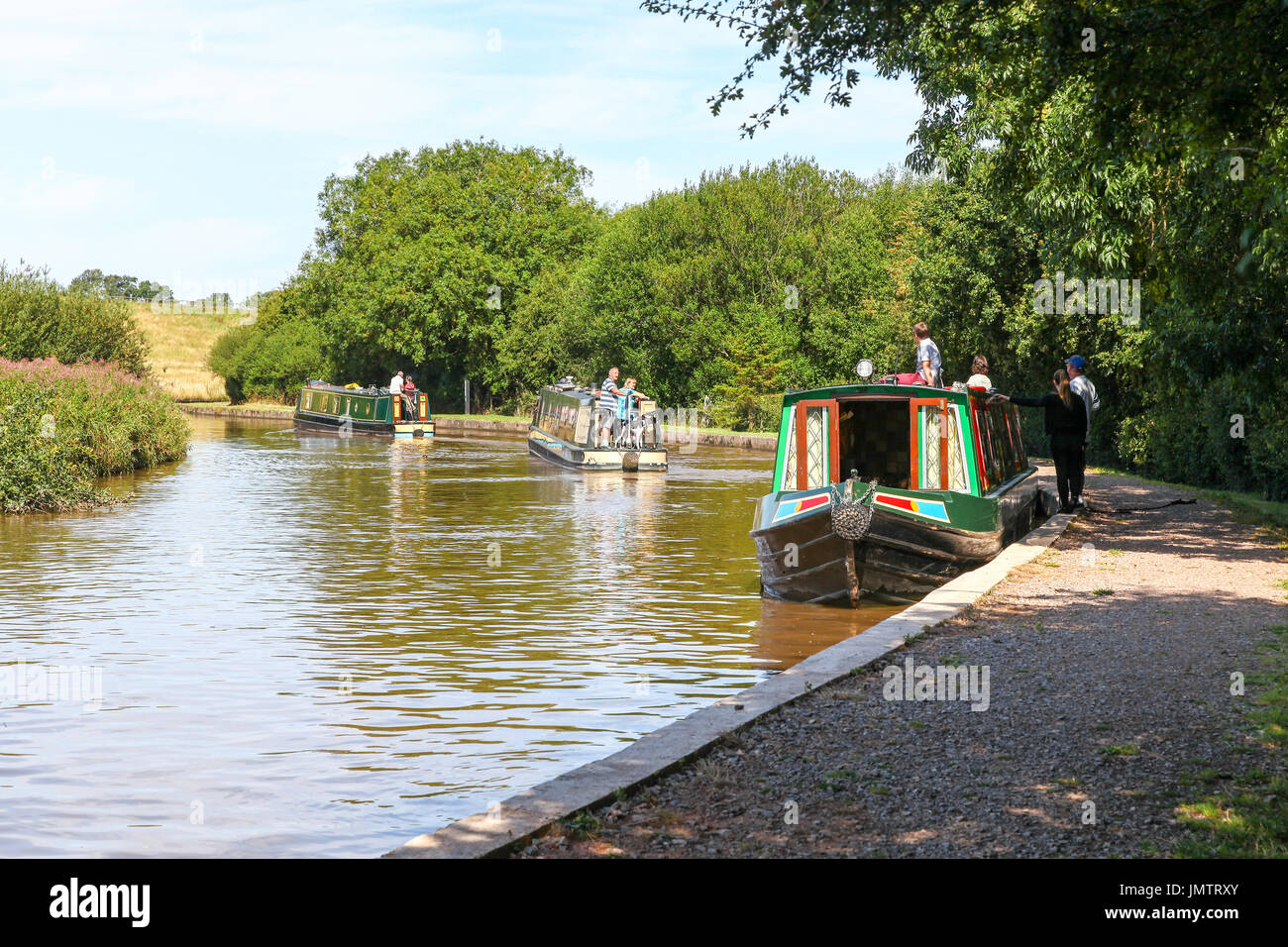 Hurleston Junction on the Llangollen Canal Cheshire England UK Stock Photo