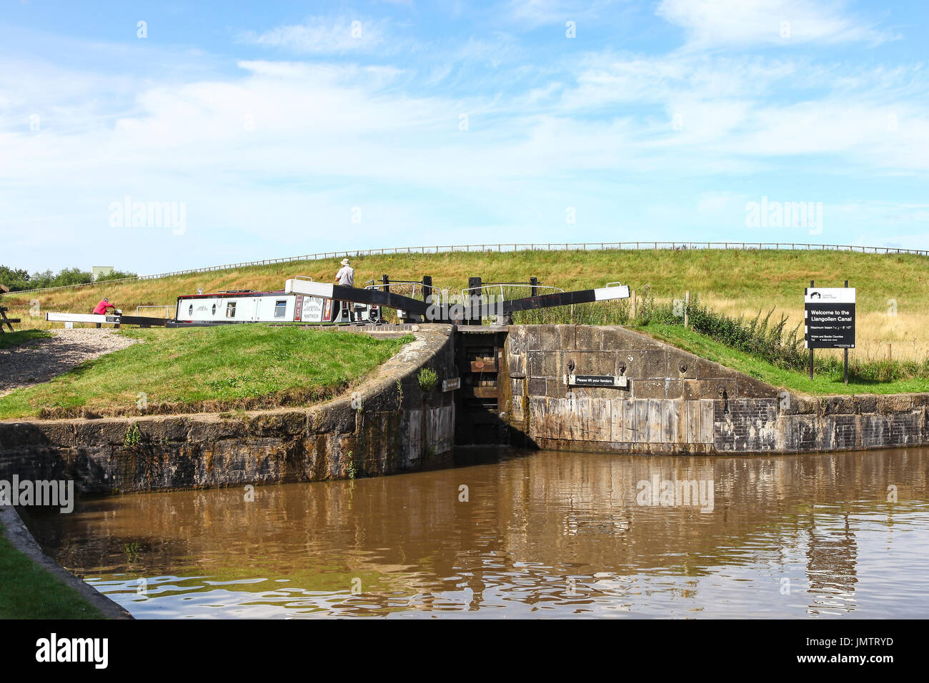 Hurleston Junction at the start of the Llangollen Canal Cheshire England UK Stock Photo