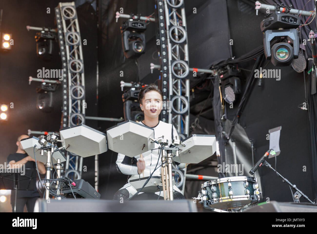 KIEV, UKRAINE JUNE 29, 2017 Popular Ukrainian experimental electro