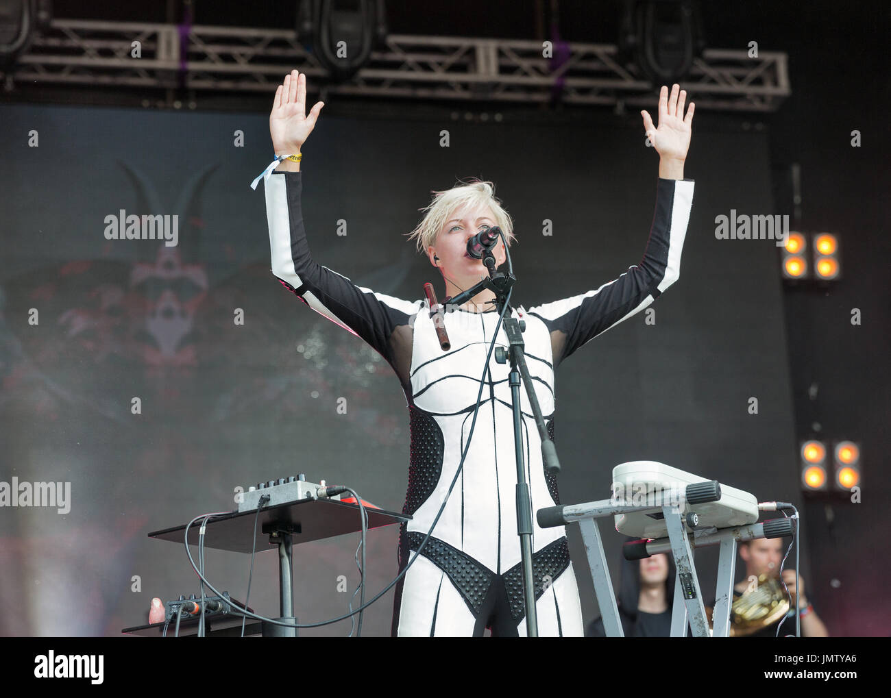 KIEV, UKRAINE JUNE 29, 2017 Popular Ukrainian experimental electro