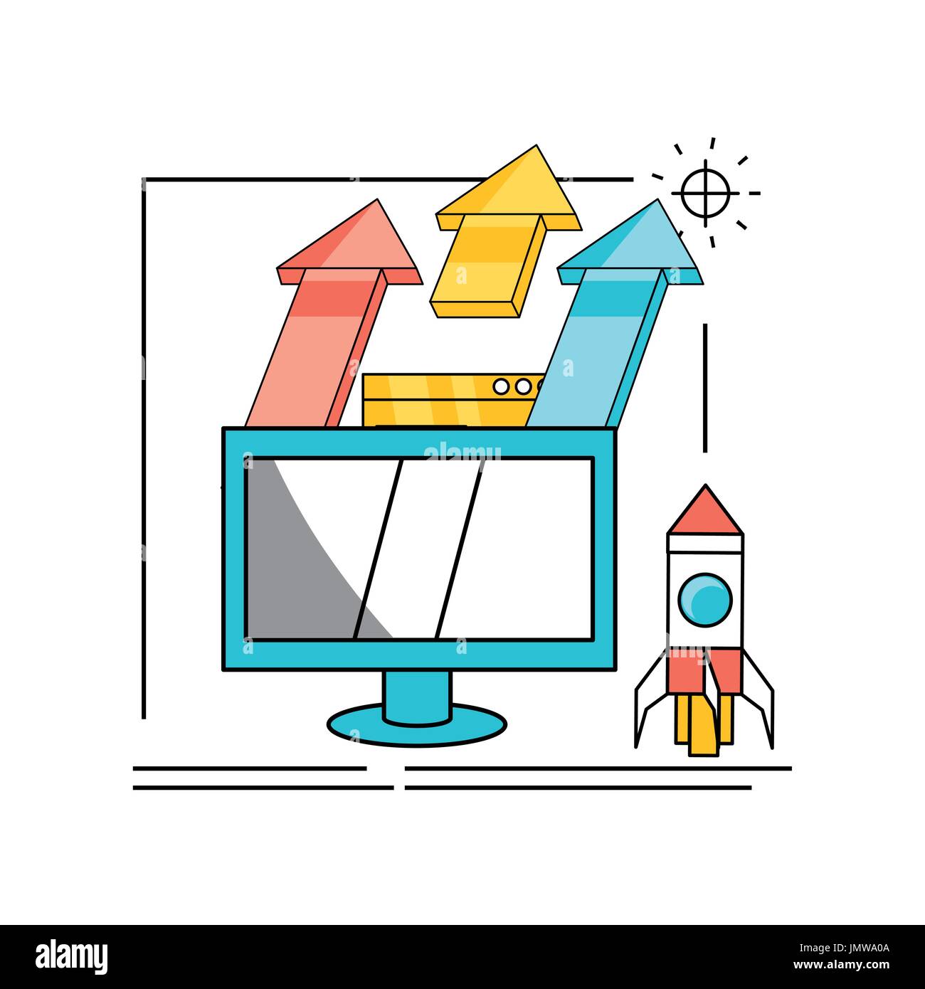 technology teamwork to development process Stock Vector Image & Art - Alamy