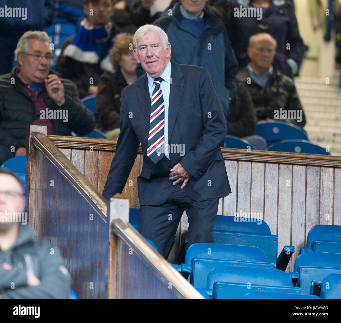 Former Rangers manager John Greig Stock Photo Alamy