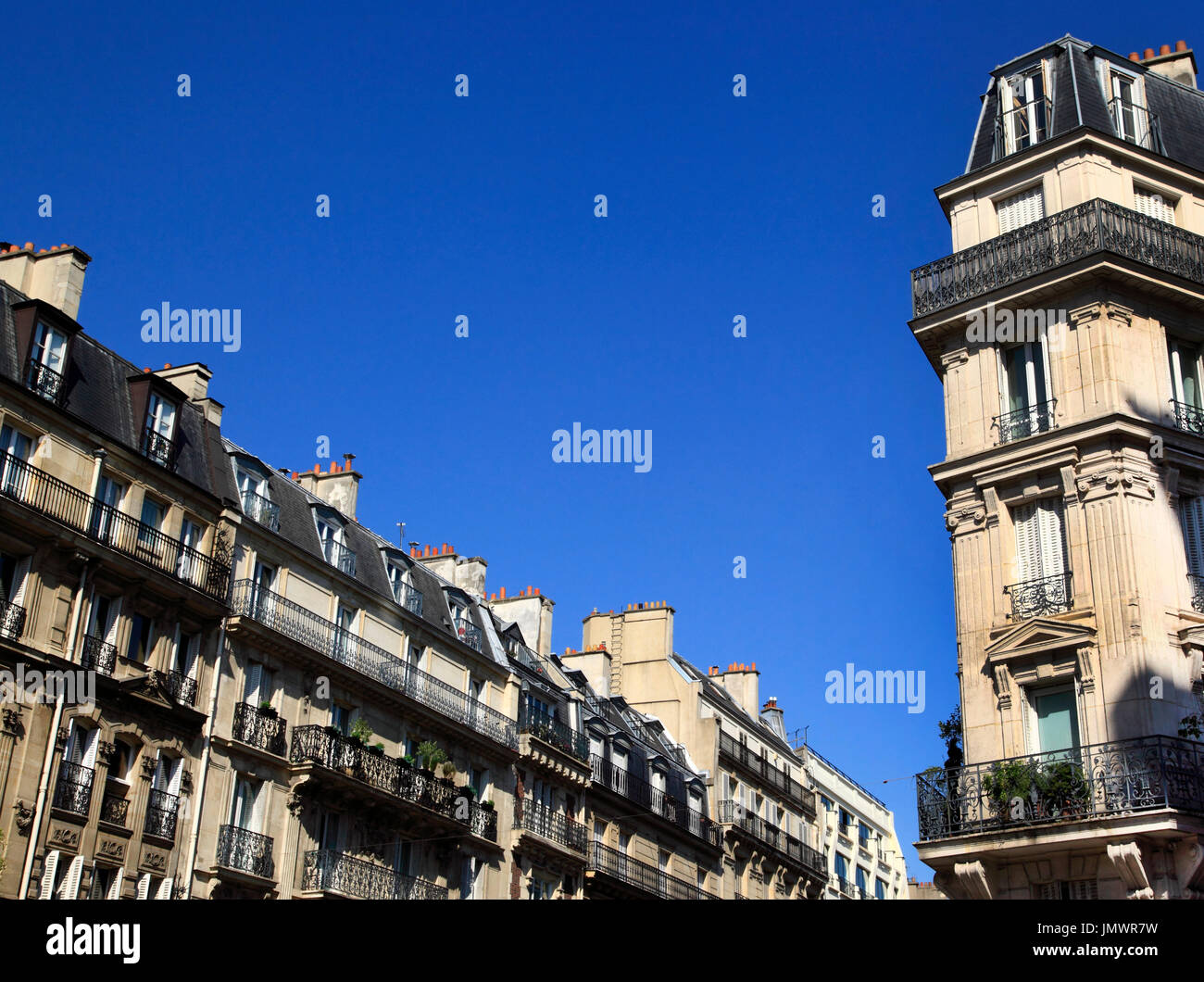 Architecture in the city of Paris, France, Europe Stock Photo