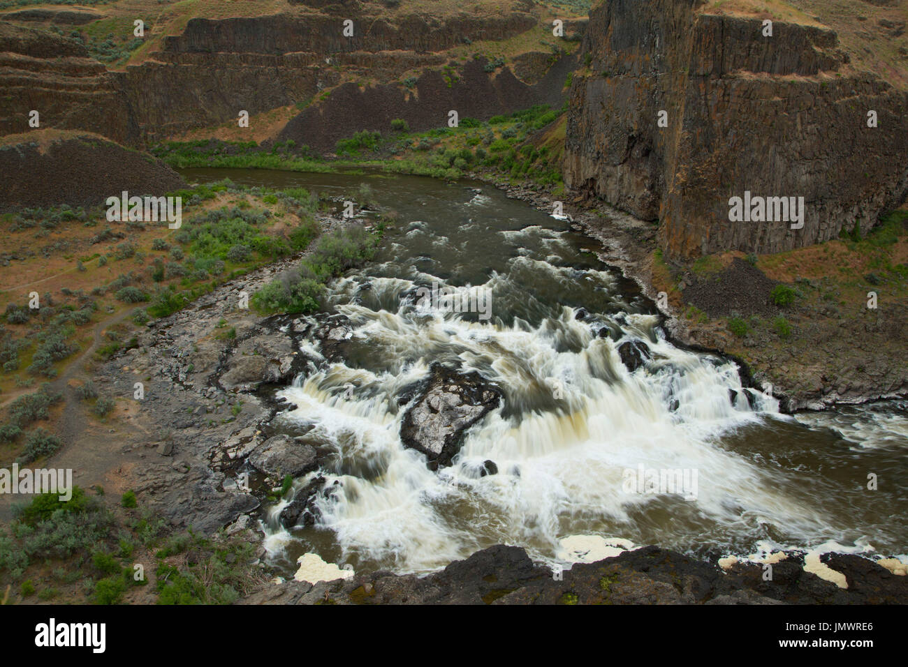 Palouse River cascade in Palouse Falls State Park, Washington