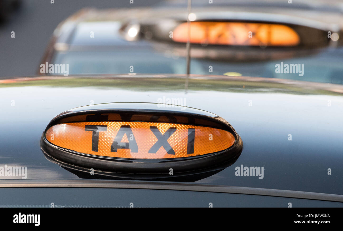 Picture Taxi Rank, Taxi Drop off point on Market street and Calton