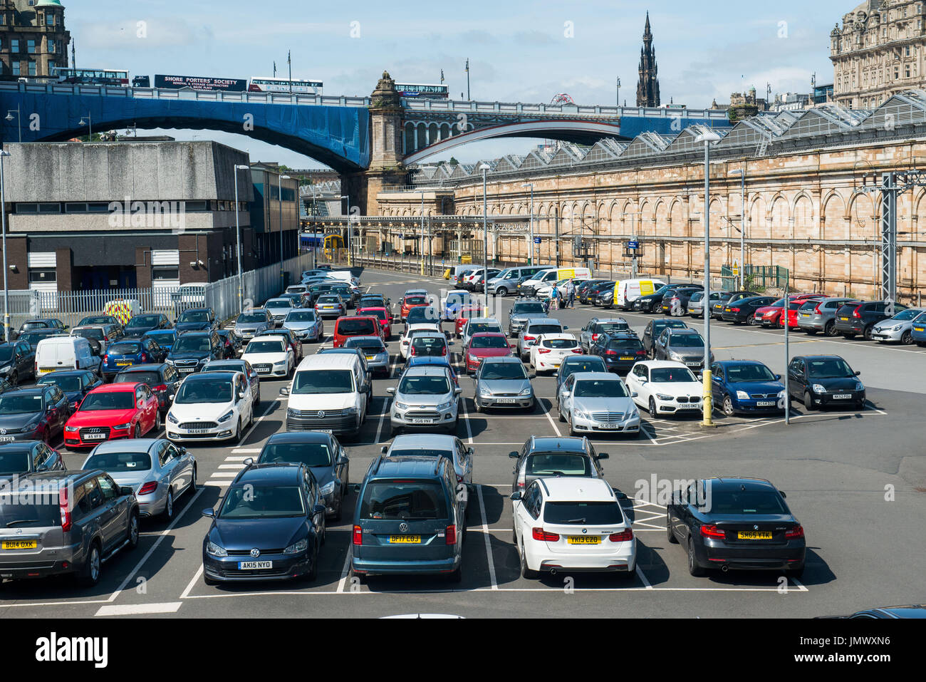 Picture Taxi Rank, Taxi Drop off point on Market street and Calton