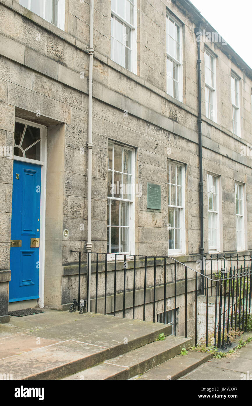 Picture: 10 Warriston Crescent, Edinbrugh Fryderyk Chopin visited in 1848 Stock Photo