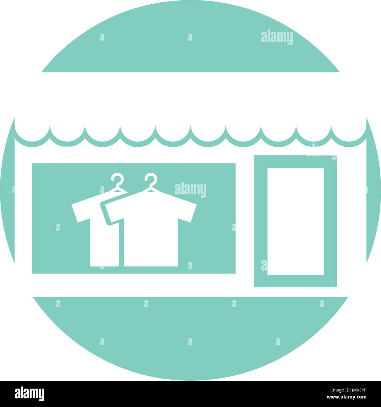Laundry shop front Stock Vector Images - Alamy